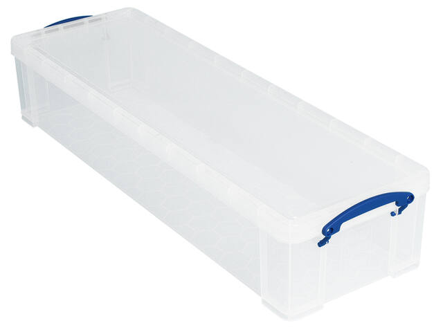 Opbergbox Really Useful 22 liter transparant wit