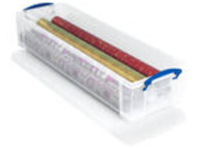 Opbergbox Really Useful 22 liter transparant wit