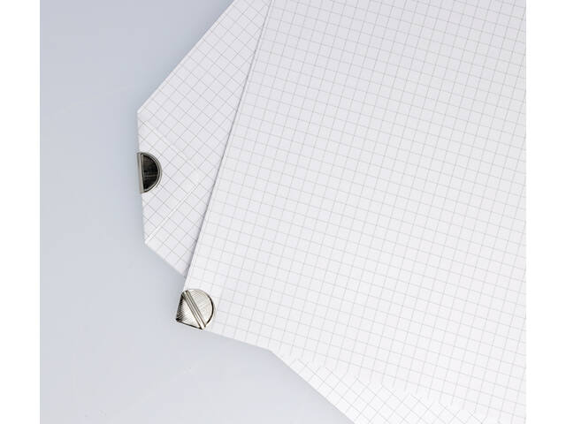 Hoekclips Westcott aluminium zilverkleurig