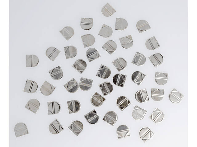 Hoekclips Westcott aluminium zilverkleurig