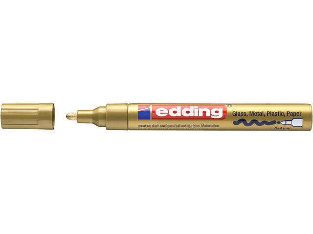 Paintmarker edding 750 oliebasis 2-4mm crea goud
