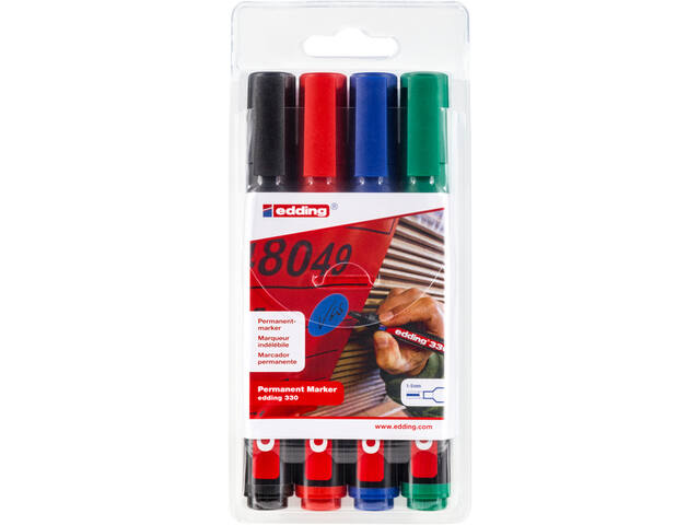 Viltstift edding 330 schuin 1-5mm assorti