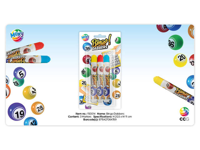 Bingo Dabbers Grifix 3 stuks