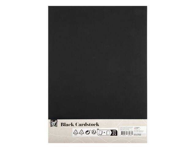 Hobbykarton CraftID A4 220gr zwart 10 vel