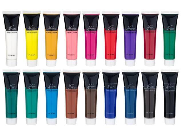Acrylverf Nassau fine art doos a 18 tubes a 36ml