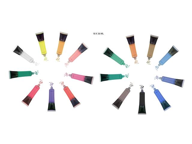 Acrylverf Nassau fine art doos a 18 tubes a 36ml