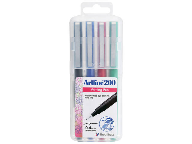 Fineliner Artline 200 rond fijn asssorti