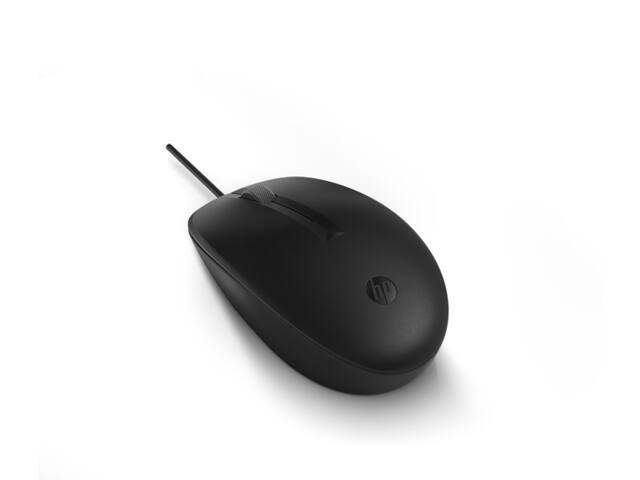 Muis HP 125 bedraad zwart