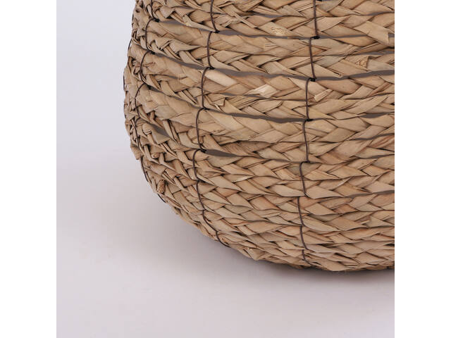 Plantenmand Mica Avalon zeegras 31x30cm lichtbruin