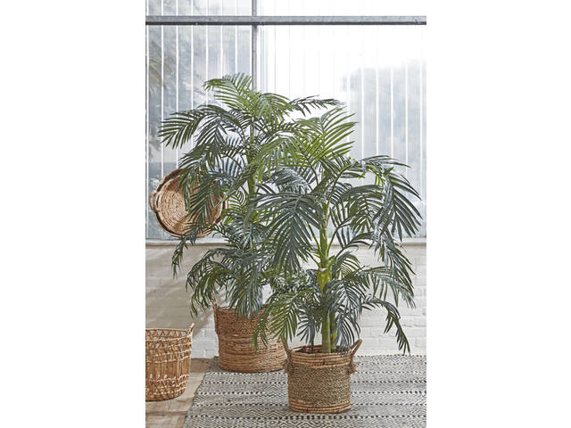 Kunstplant Mica Areca palm in plastic pot
