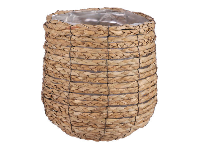 Plantenmand Mica Avalon zeegras 26x26cm lichtbruin
