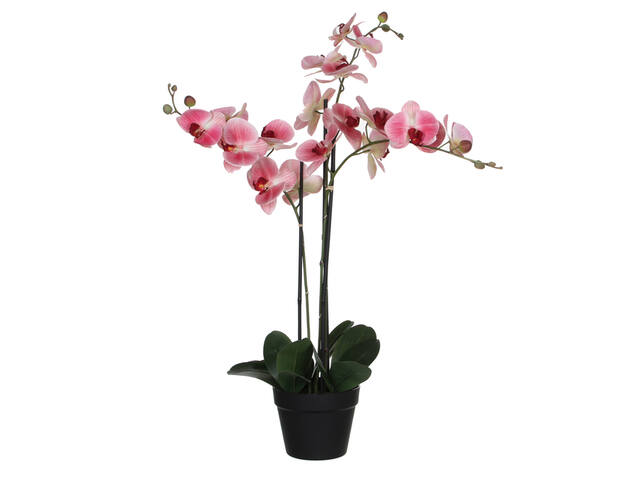Kunstplant Mica Phalaenopsis orchidee roze