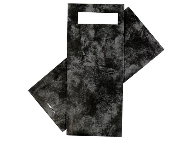 Bestekzakje IEZZY 190x85mm zwart gemarmerd