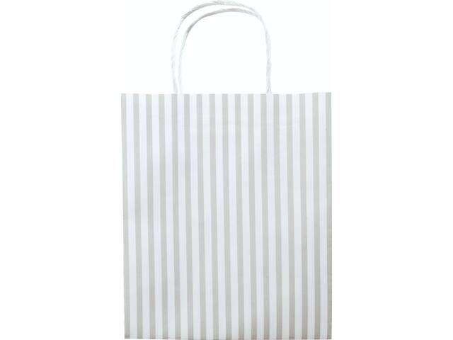 Tas handvat Folia kraftpap 115gr 18x21x8 3dessins