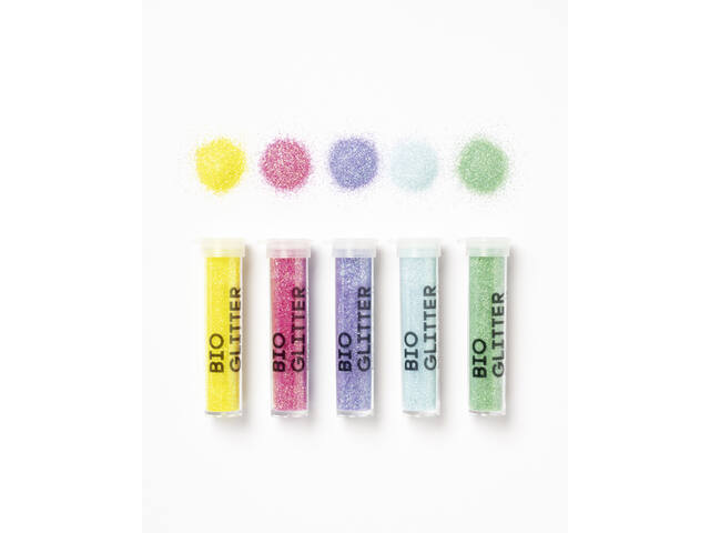 Glitterpoeder Bio Folia Rainbow 7gr 5 kleuren
