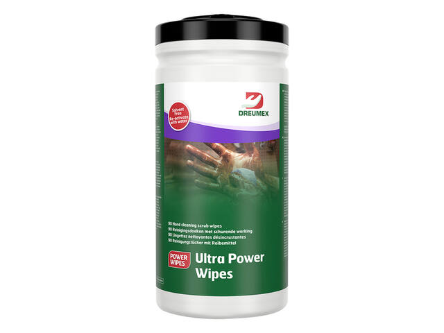 Reinigingsdoek Dreumex Ultra Power Wipes 90 stuks