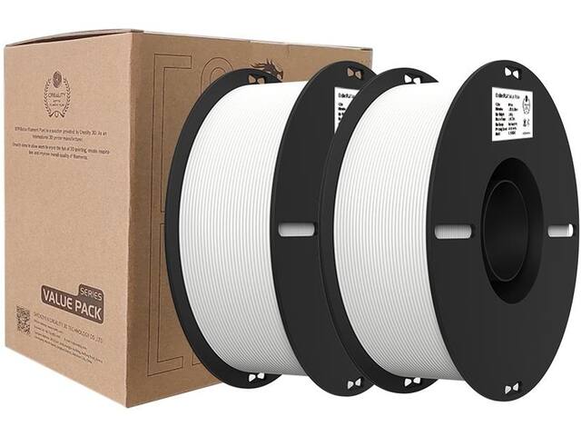 3D Filament Creality PLA 1.75mm wit  2x 1 kg