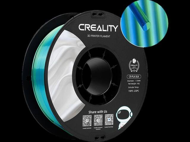 3D Filament Creality PLA 1.75mm blauw broen 1kg
