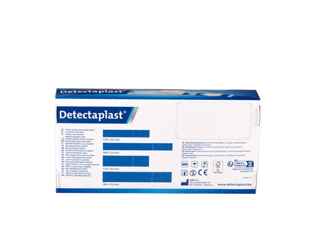 Elastische bl textielpleister Detectaplast 180x20