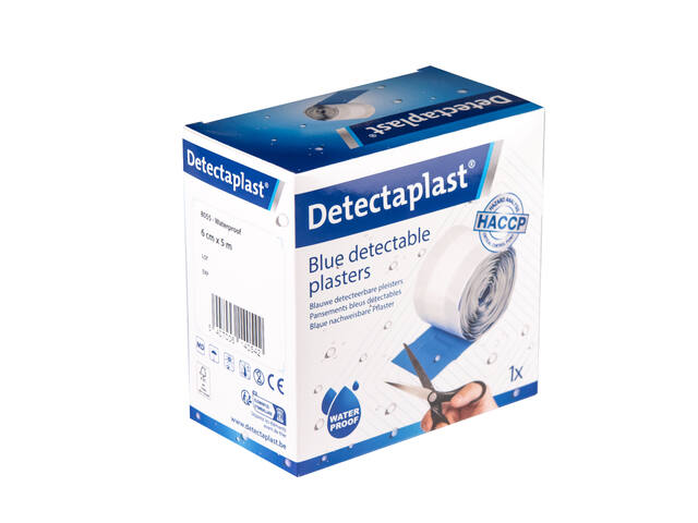 Waterafstotende bl pleister Detectaplast 6cmx5m