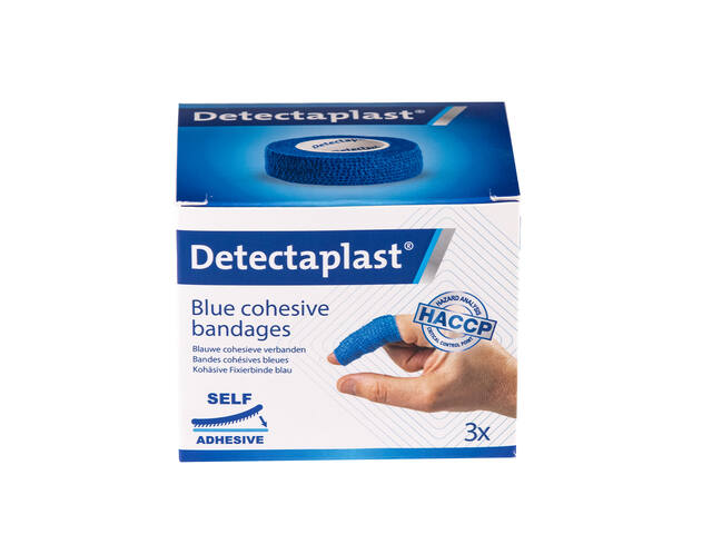 Snelpleister blauw Detectaplast 2.5cmx4.5m