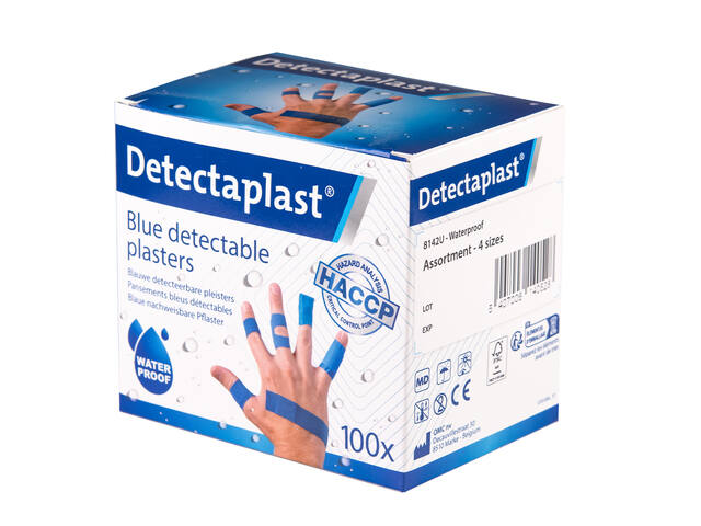 Waterafstotende bl pleister Detectaplast assorti