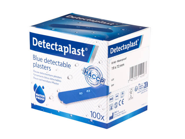 Waterafstotende bl pleister Detectaplast 19x72mm