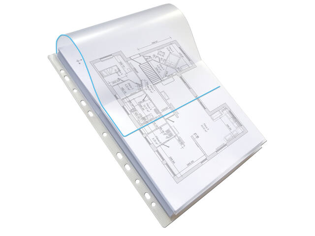 Showtas Oxford A4 PP 200  glashelder 10 stuks