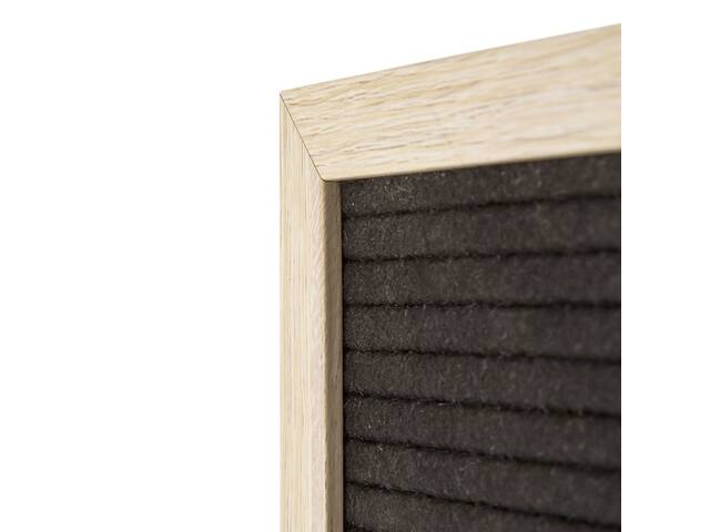 Letterbord IEZZY 60x80cm naturel hout