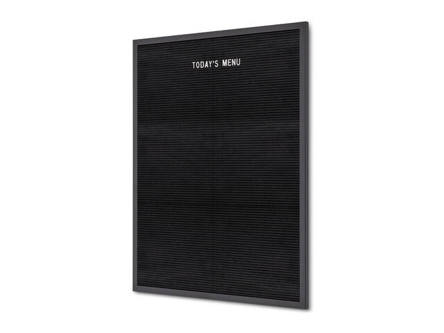 Letterbord IEZZY 60x80cm zwart hout