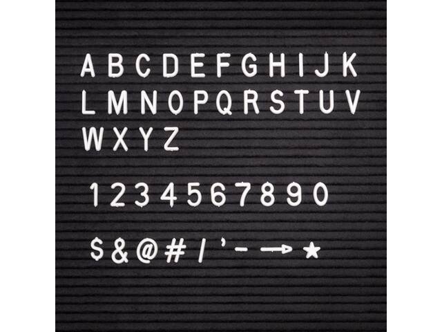 Letterbord IEZZY 60x80cm zwart hout
