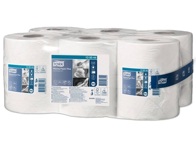 Poetspapier Tork M2 Premium 2laags 125m wit