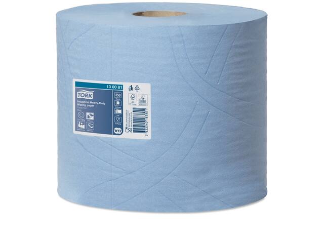 Poetspapier Tork W2 Industrial Premium blauw