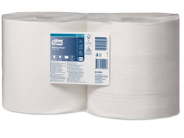 Poetspapier Tork W2 Advanced 1laags 1150 vel wit