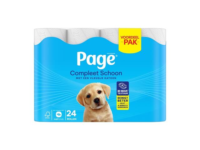 Toiletpapier Page Compleet Schoon 2-laags 140v 24r