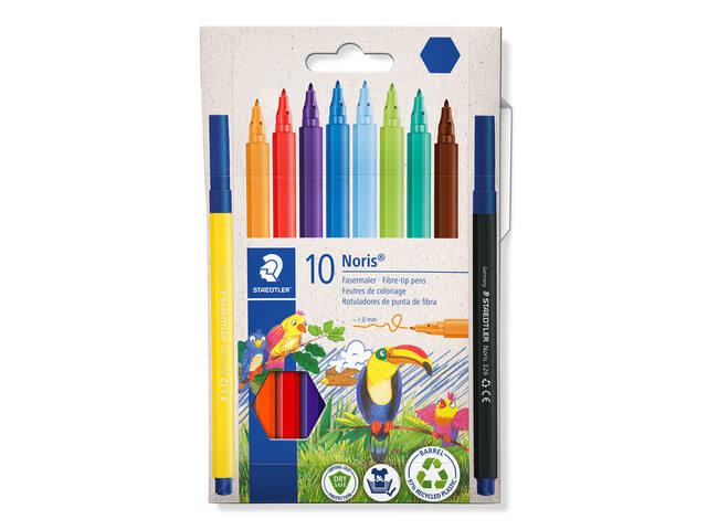 Kleurstift Noris 326 kartonnen etui 10 kleuren