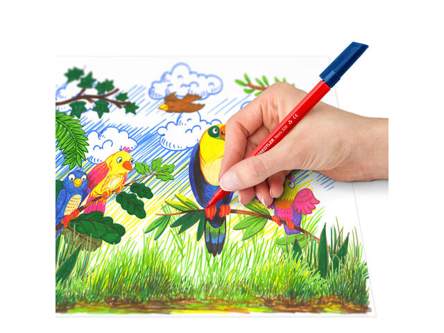 Kleurstift Noris 326 kartonnen etui 10 kleuren