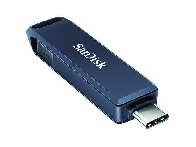 Phone Drive 128GB lightning- USB-C blauw