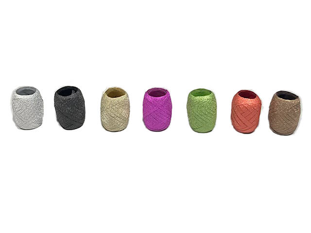 Polyband assorti glitter 20mx5mm