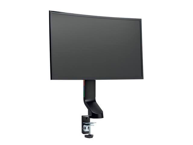 SmartFit space-saving enkele monitorarm - zwart