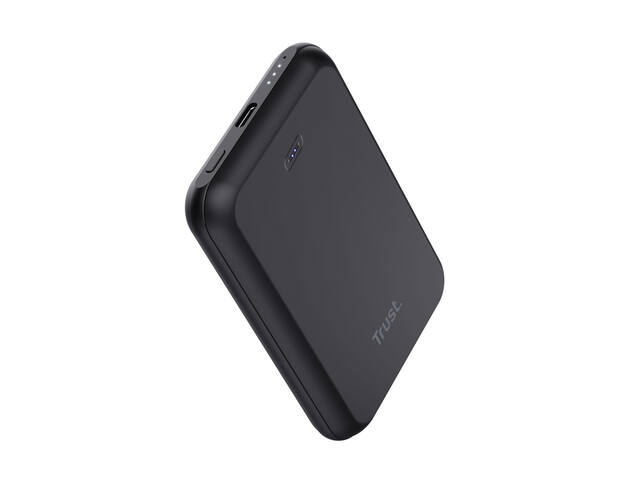 Powerbank Trust Magnetic draadloos 5000MAH zwart