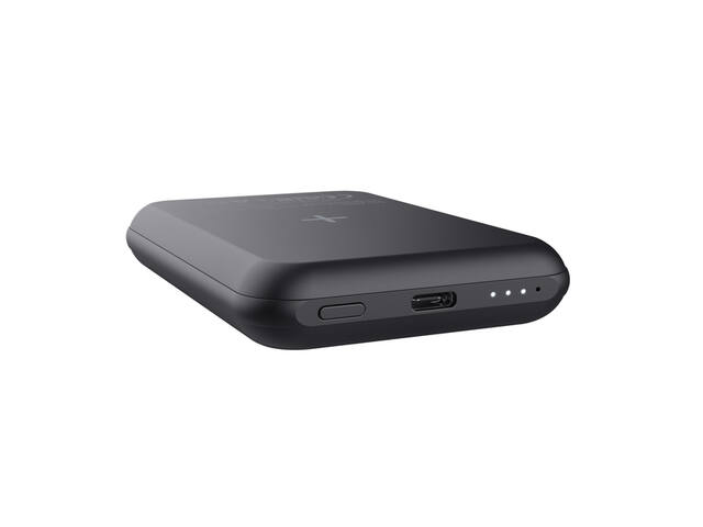 Powerbank Trust Magnetic draadloos 5000MAH zwart