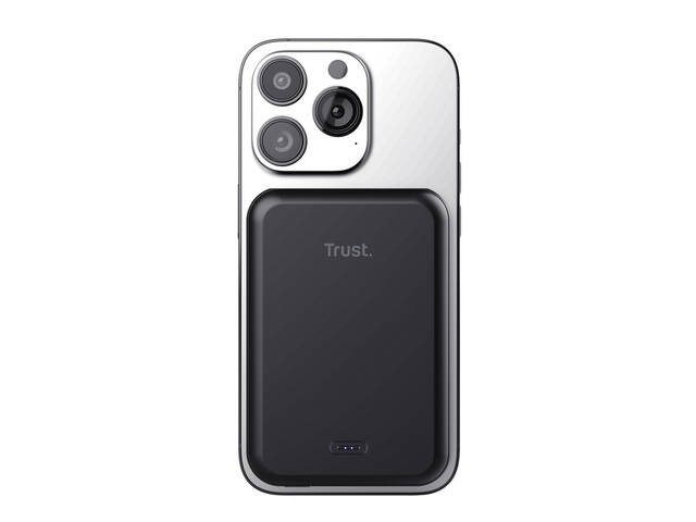 Powerbank Trust Magnetic draadloos 5000MAH zwart
