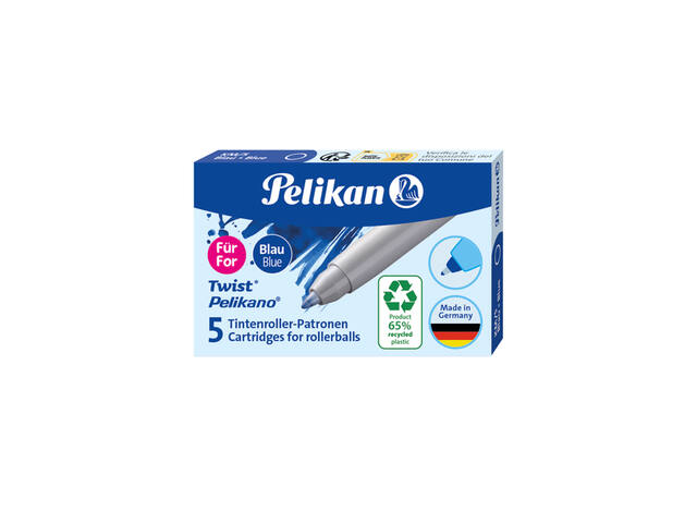 Rollervulling Pelikan ECO KM/5 blauw 0.3mm