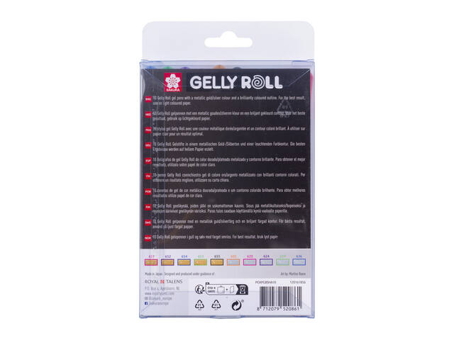 Gelschrijver Sakura Gelly Roll Gold Silver Shadow
