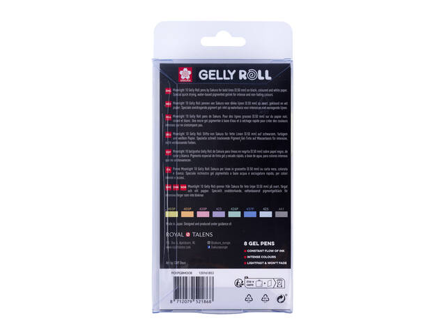 Gelschrijver Sakura Gelly Roll Moonlight 10 pastel