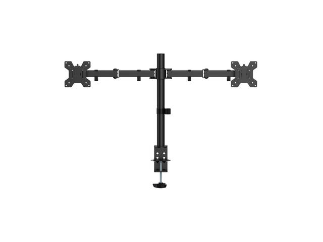Monitorarm Quantore 2 schermen 17-27 inch zwart