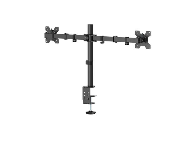 Monitorarm Quantore 2 schermen 17-27 inch zwart