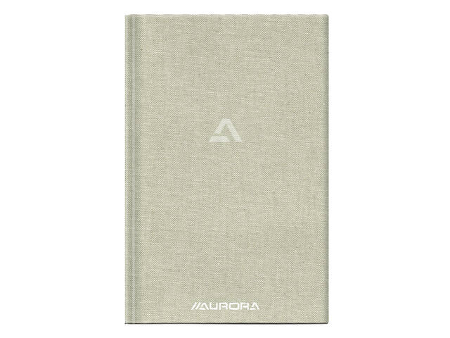 Notitieboek Aurora A5 lijn 192 pagina s 80g grijs