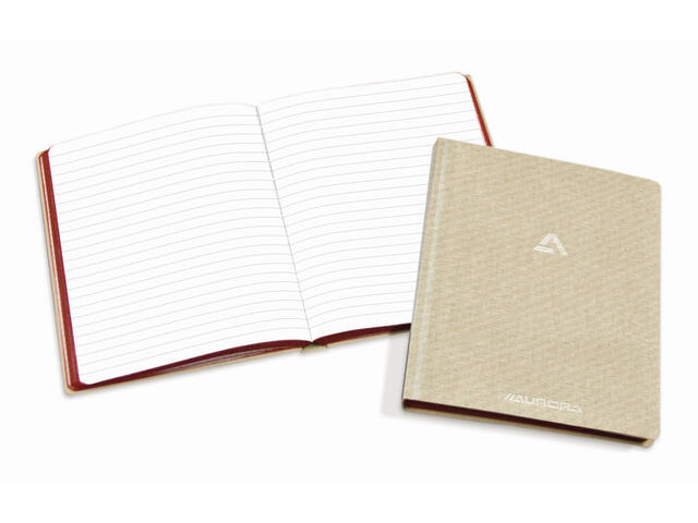Notitieboek Aurora A5 lijn 192 pagina s 80g grijs